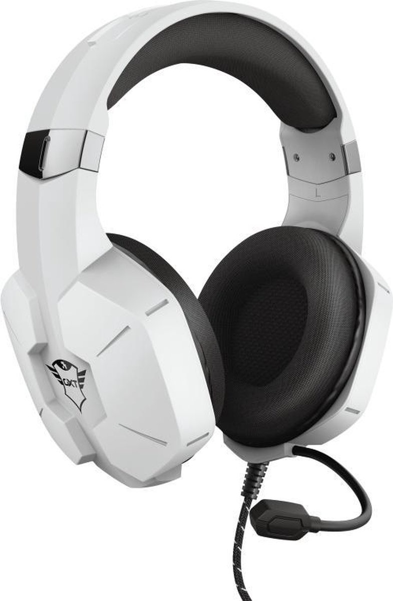 Trust GXT 323W (Zwart/Wit) - Gaming headset