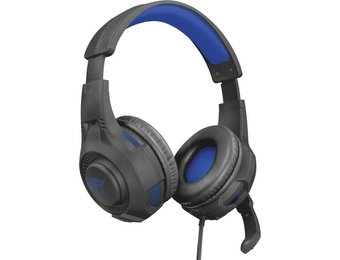 Trust GXT 307B RAVU (Zwart/Blauw) - Gaming headset