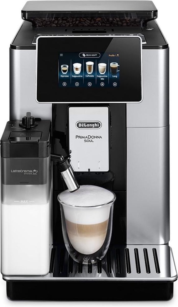 De'Longhi PrimaDonna Soul ECAM610.55.SB  - Koffiemachine