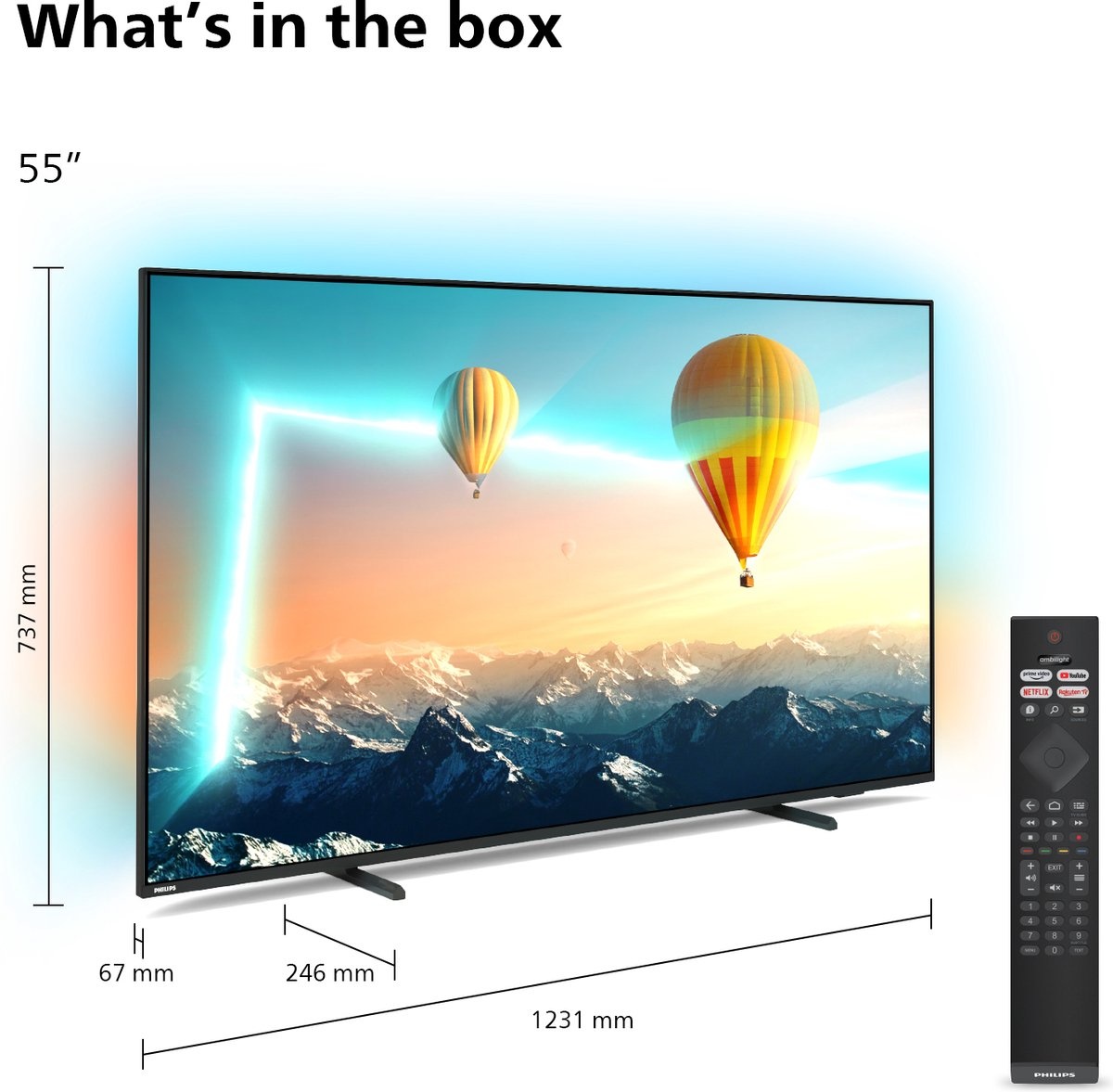 Philips 55PUS8007/12 - 55 inch - LED TV