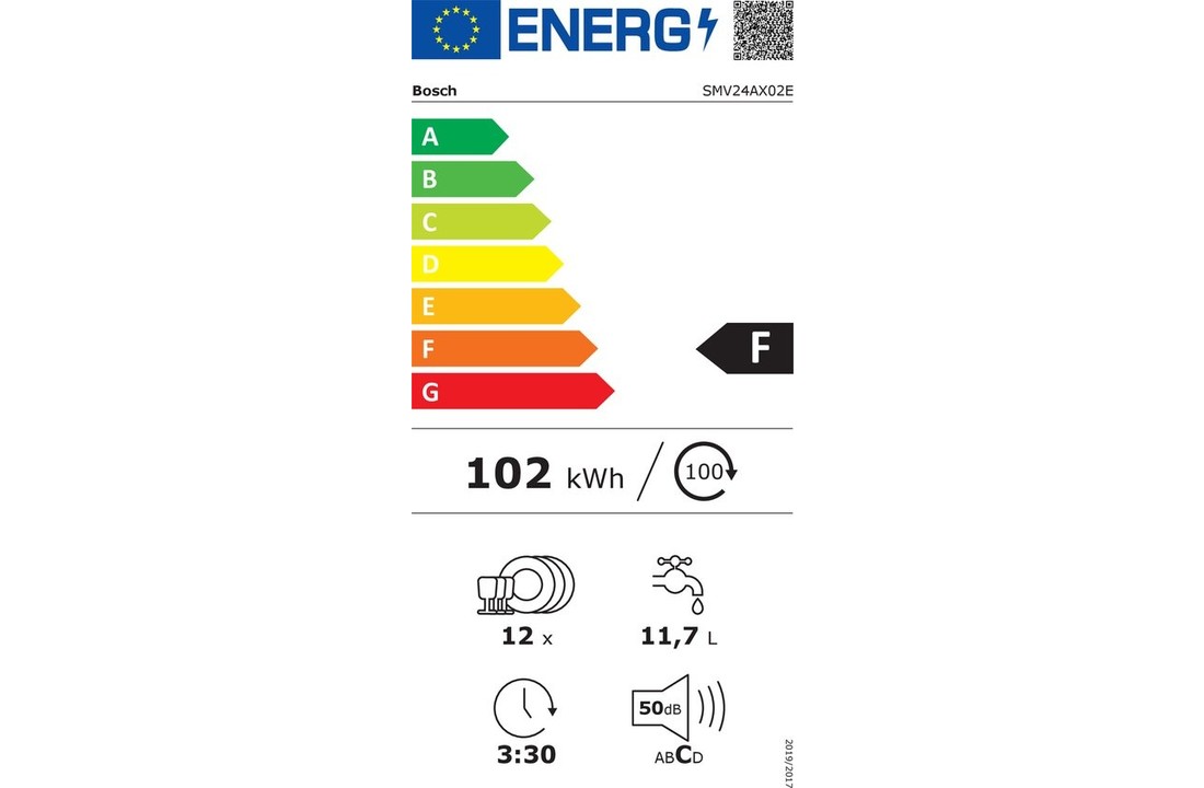 Bosch SMV24AX02E - Inbouw vaatwasser