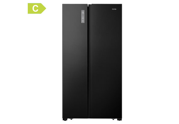 ETNA AKV678ZWA - Amerikaanse koelkast C-label Zwart.