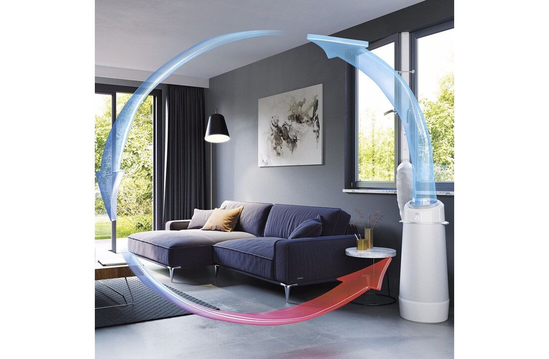 AEG Tower airco PX71265WT - Mobiele airco.