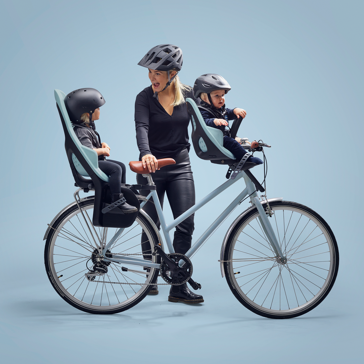 Thule Yepp 2 Maxi fietsstoeltje achter - midnight zwart