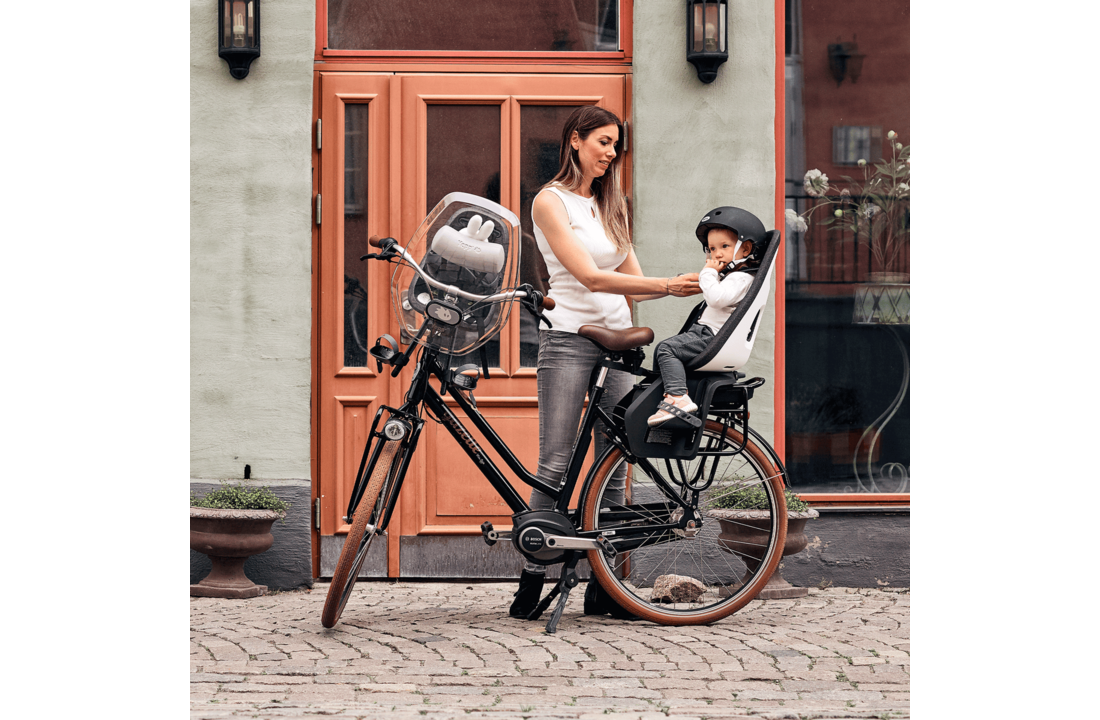 Thule Yepp Nexxt Maxi fietsstoeltje achter - monument grijs