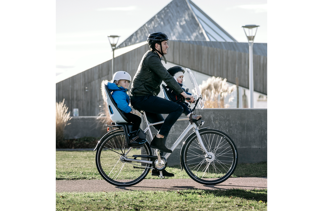 Thule Yepp Nexxt Maxi fietsstoeltje achter - monument grijs