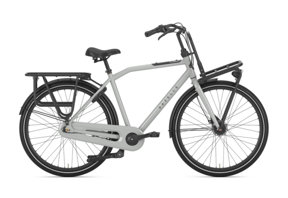 Gazelle HeavyDutyNL T7  Heren Just Grey glans