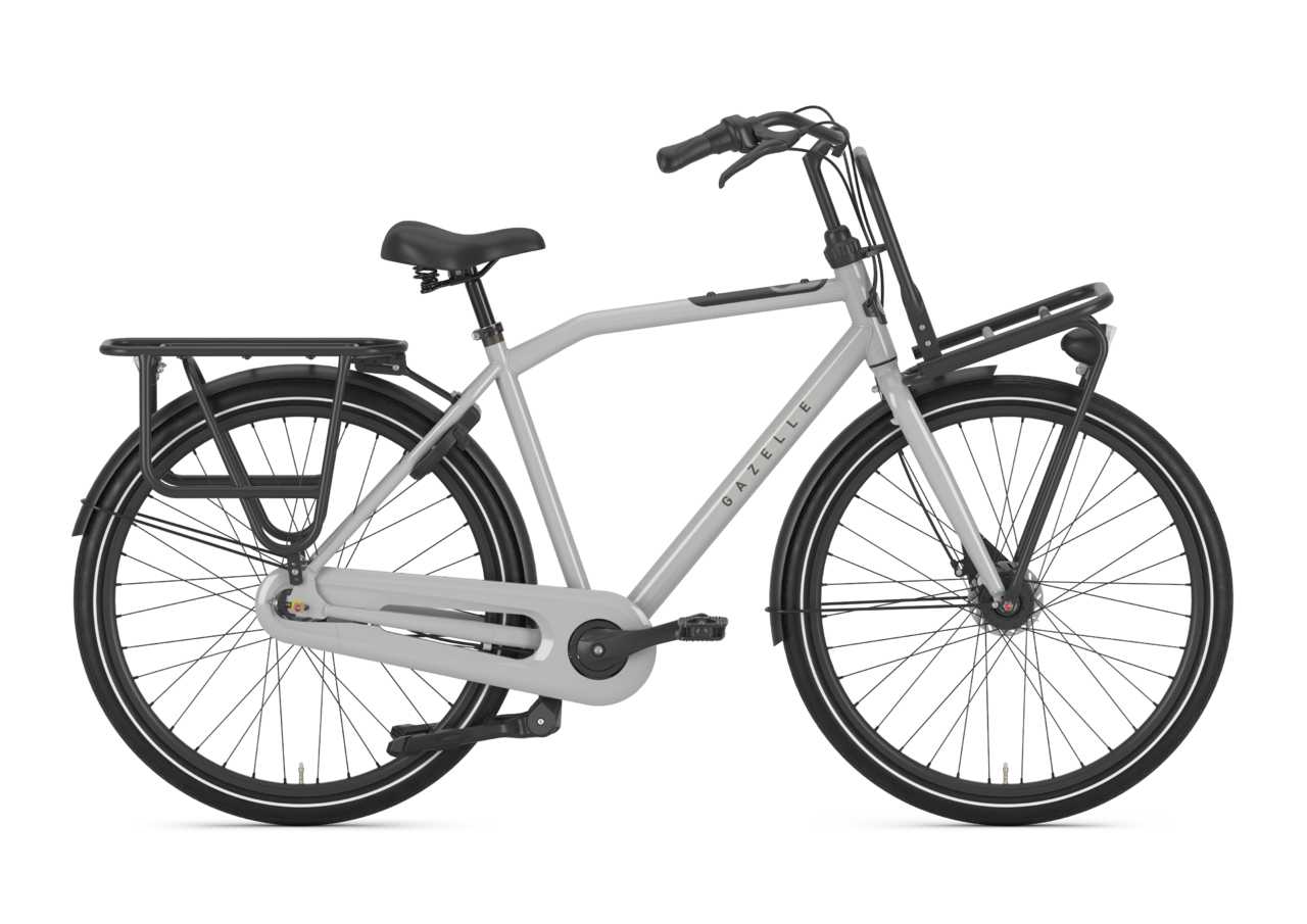 Gazelle HeavyDutyNL T7  Heren Just Grey glans