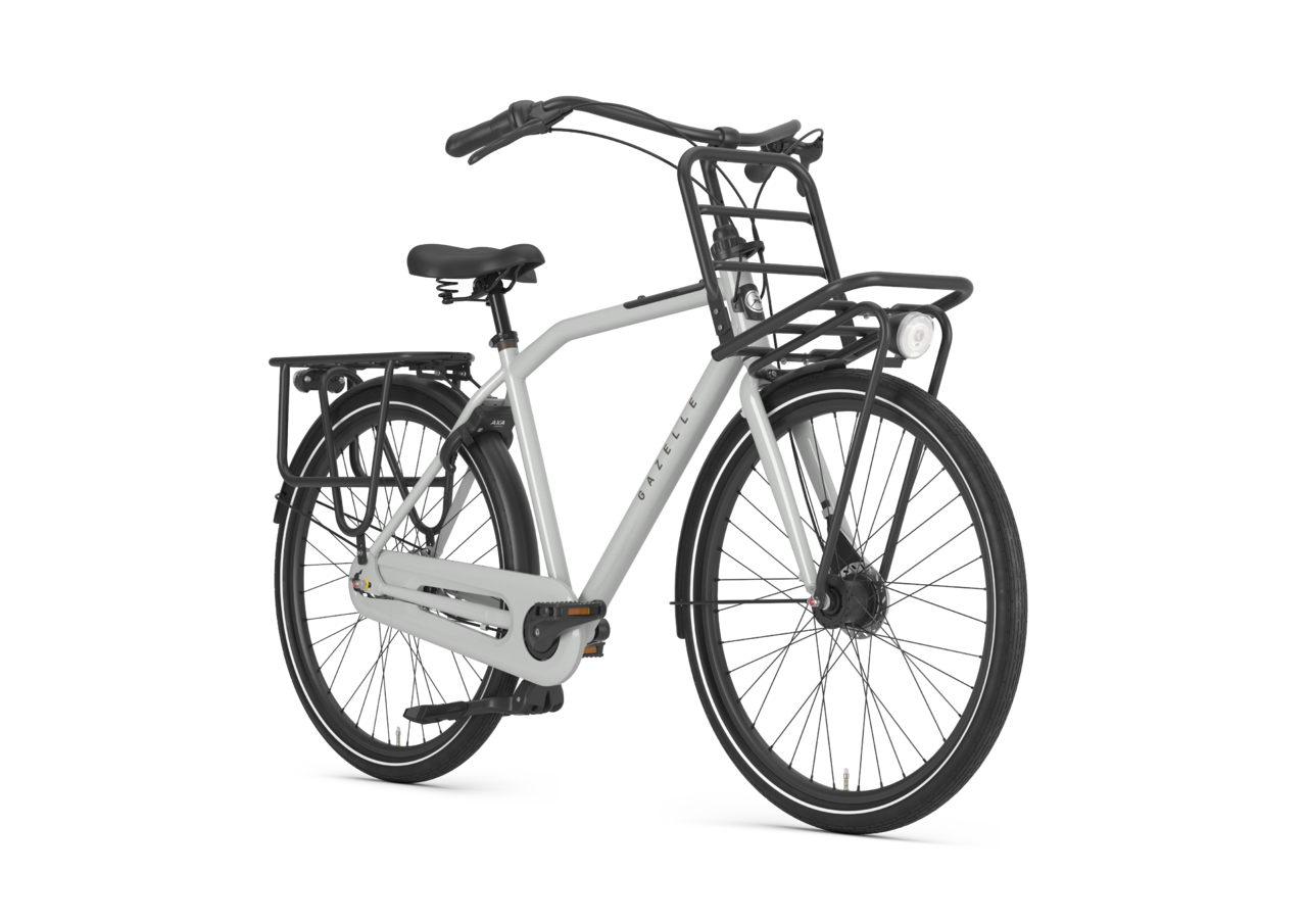 Gazelle HeavyDutyNL T7  Heren Just Grey glans