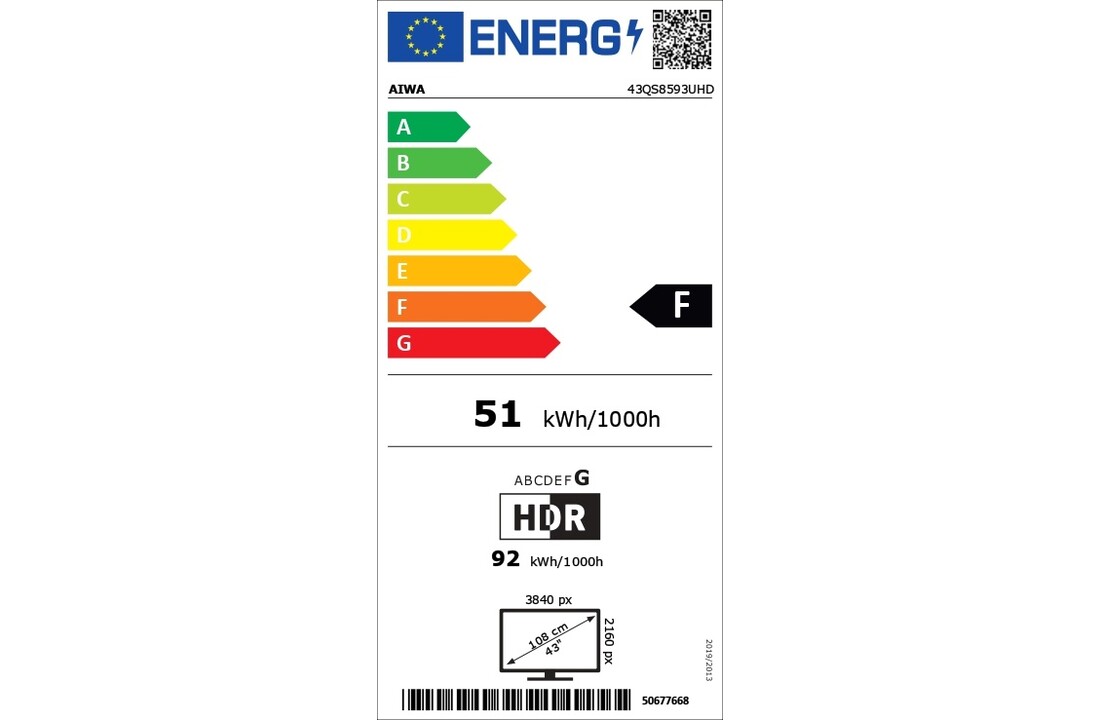 Aiwa 43QS8593-QLED - QLED TV