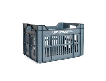 UrbanProof fietskrat 30 L Faded Blue.