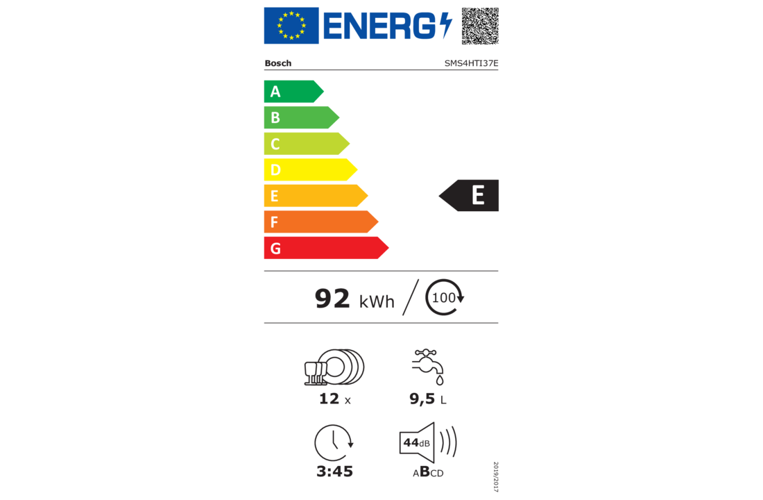 Bosch SMS4HTI37E - Vrijstaande vaatwasser