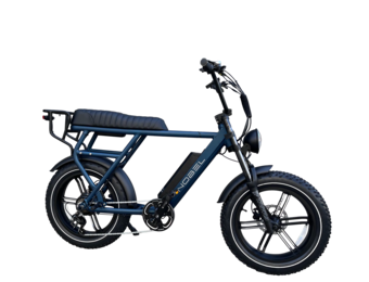 GTS Nobel Fatbike Elektrische fiets 12.8Ah - Mat blauw