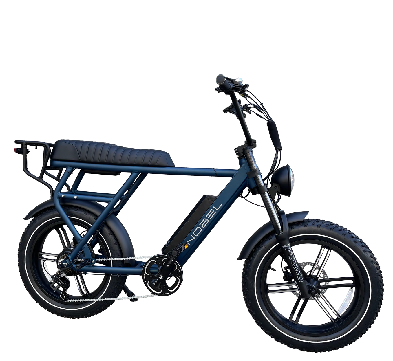GTS Nobel Fatbike Elektrische fiets 12.8Ah - Mat blauw