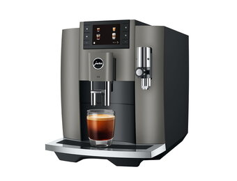 E8 Dark Inox (EC) - Koffiemachine volautomaat.