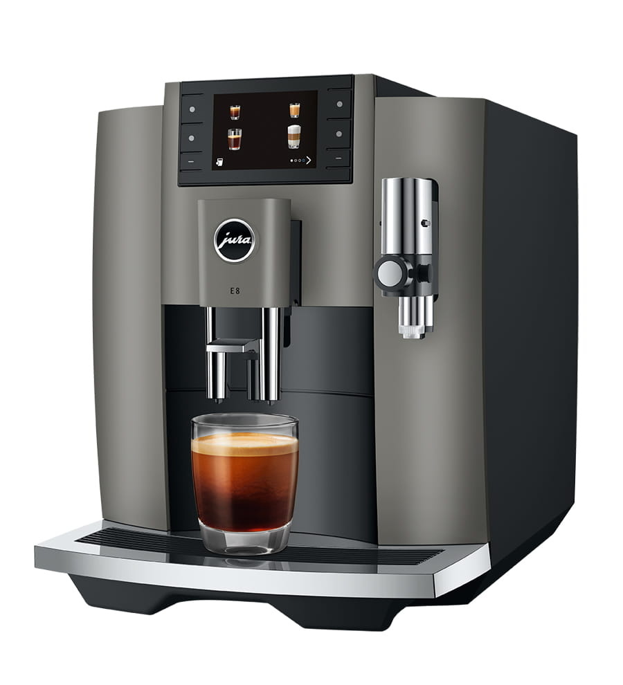 E8 Dark Inox (EC) - Koffiemachine volautomaat.
