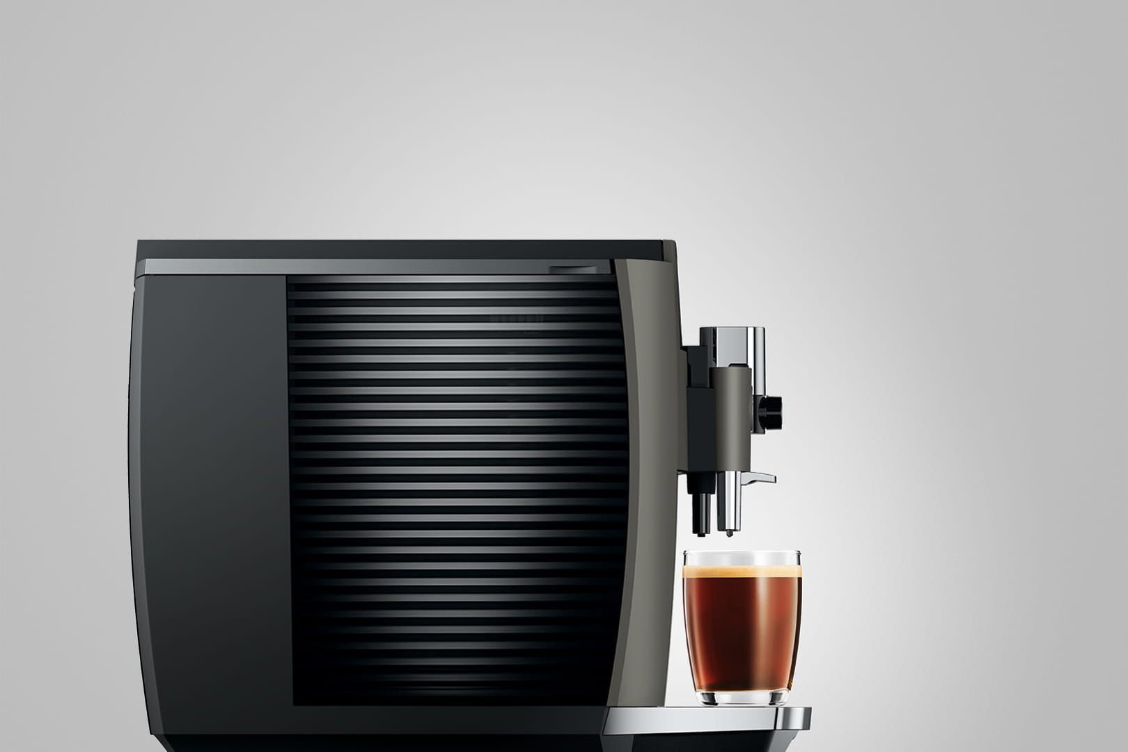 E8 Dark Inox (EC) - Koffiemachine volautomaat.