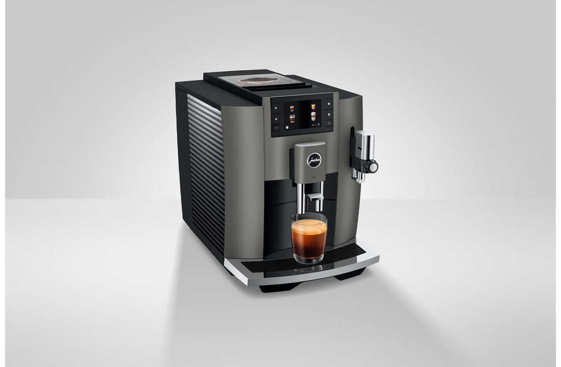 E8 Dark Inox (EC) - Koffiemachine volautomaat.