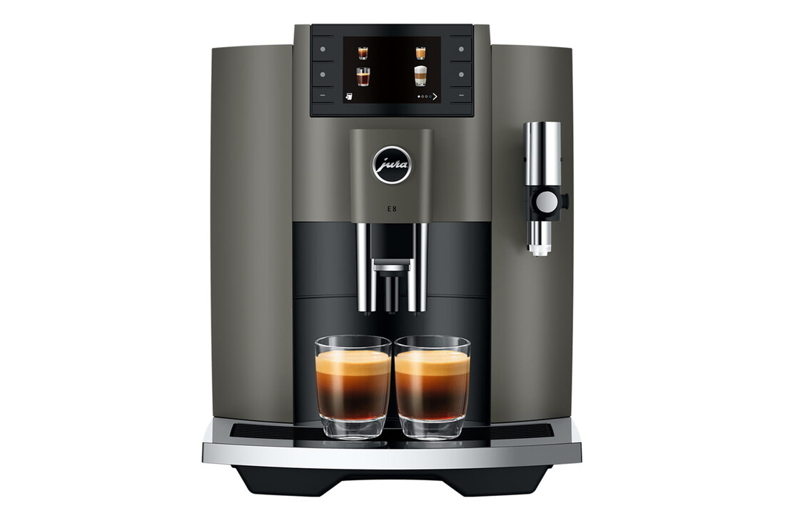 E8 Dark Inox (EC) - Koffiemachine volautomaat.
