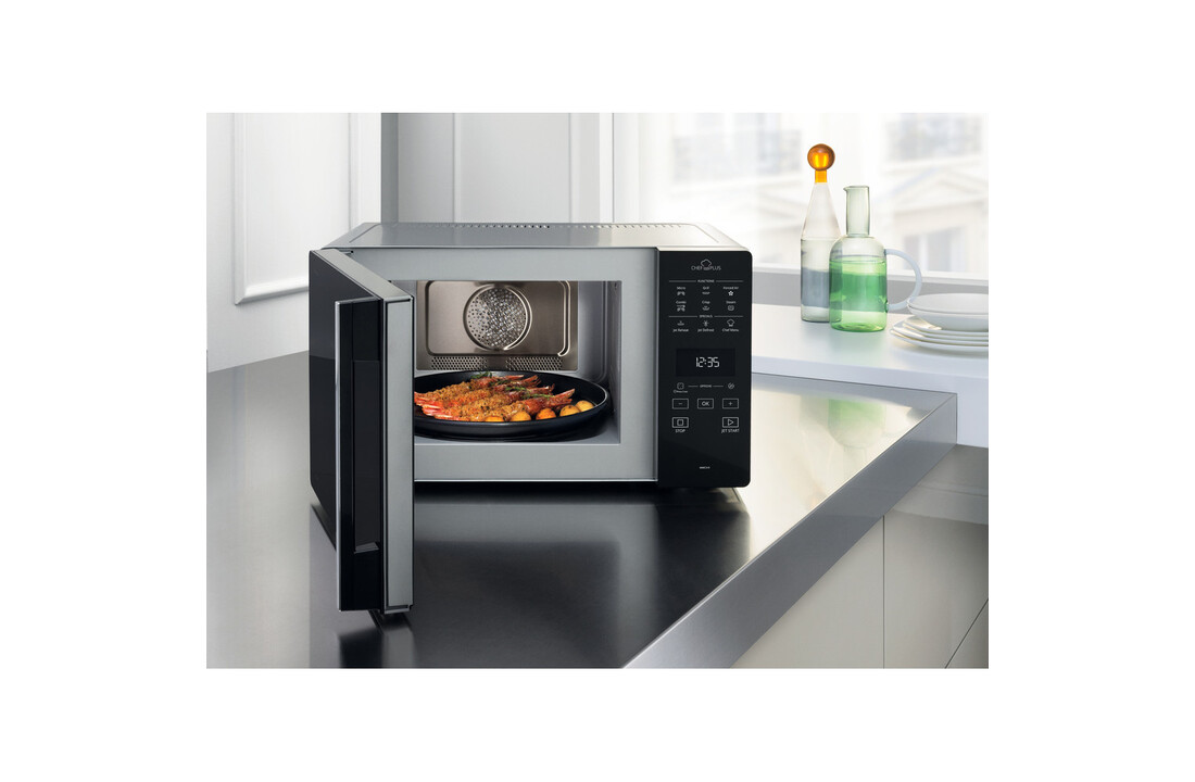 Whirlpool MCP 349 SL Combimagnetron zilver.