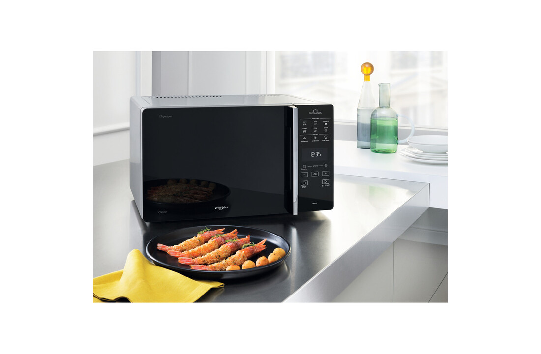 Whirlpool MCP 349 SL Combimagnetron zilver.