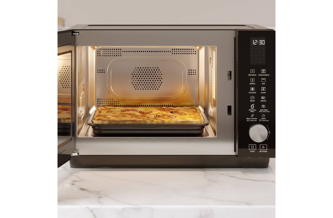 Whirlpool MCP 349 SL Combimagnetron zilver.