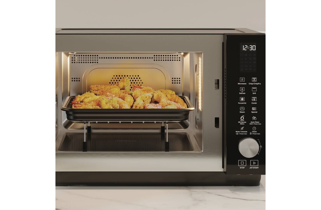 Whirlpool MCP 349 SL Combimagnetron zilver.