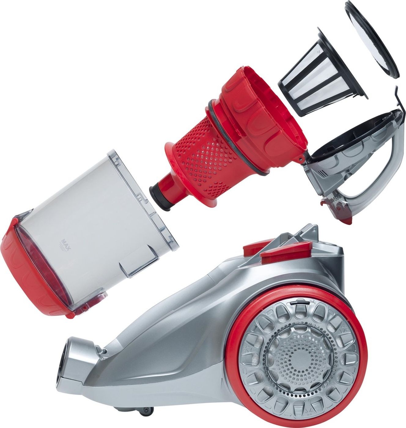 Bestron ABL930SR Ecosenzo Plus - Stofzuiger zonder zak