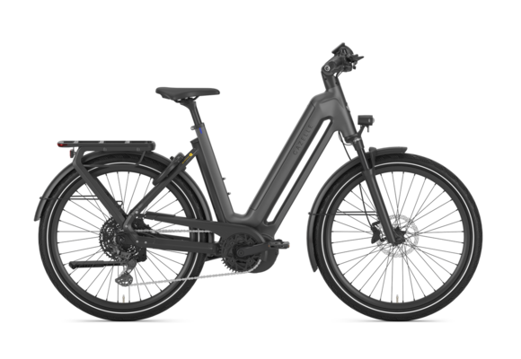 Gazelle Eclipse T11 HMB 750Wh Dames - Anthracite grey mat