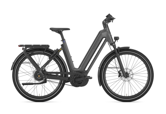 Gazelle Eclipse C380 HMB 750Wh  Dames - Anthracite grey mat