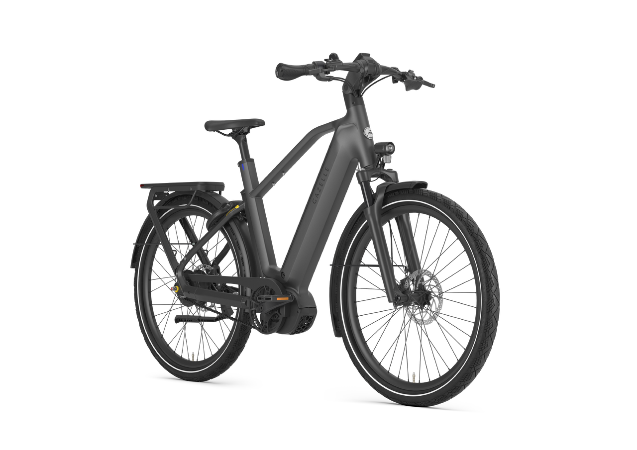 Gazelle Eclipse C380 HMB 750Wh Heren - Anthracite grey mat