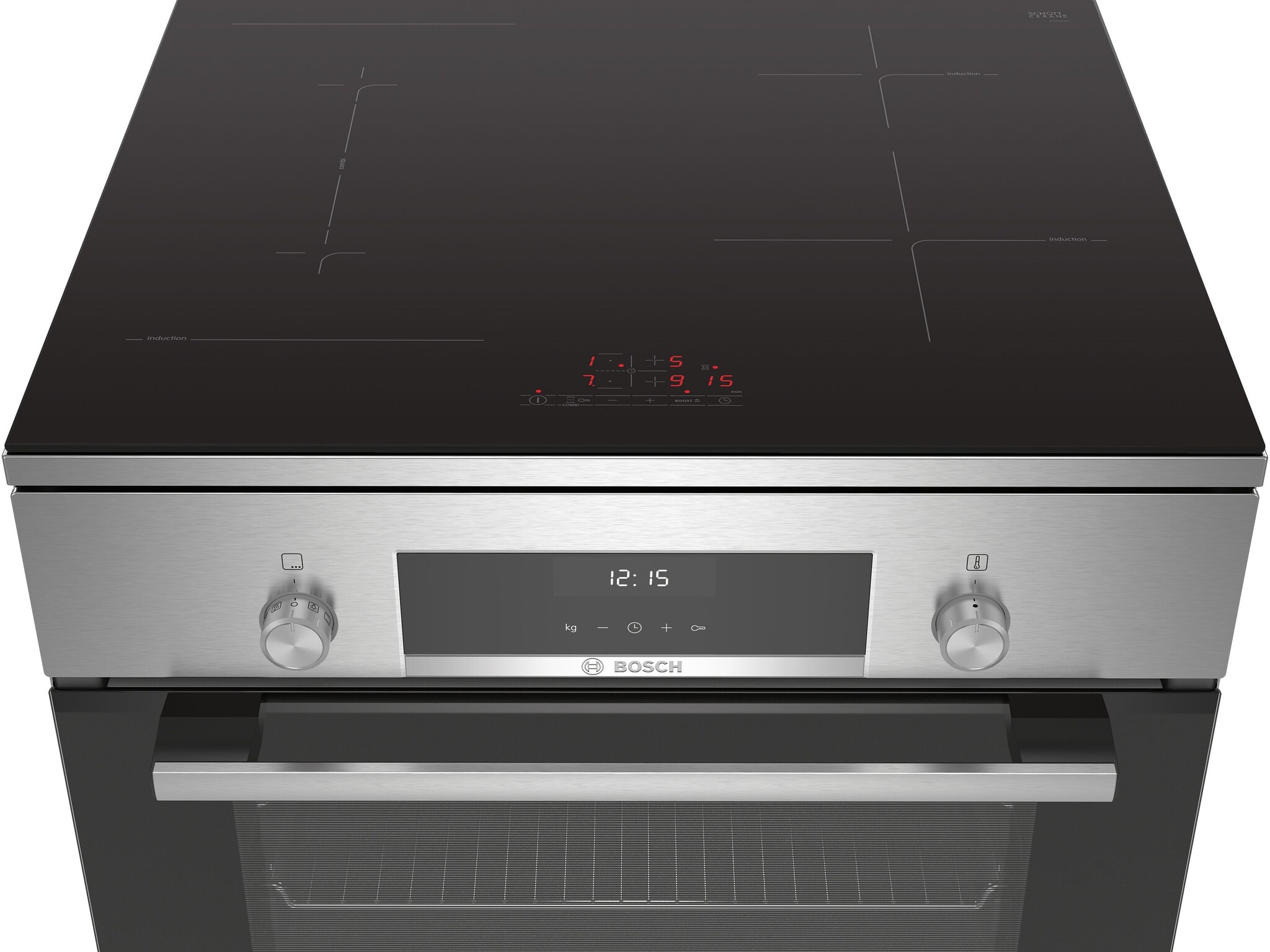 Bosch HLS59D351  - Inductiefornuis RVS.