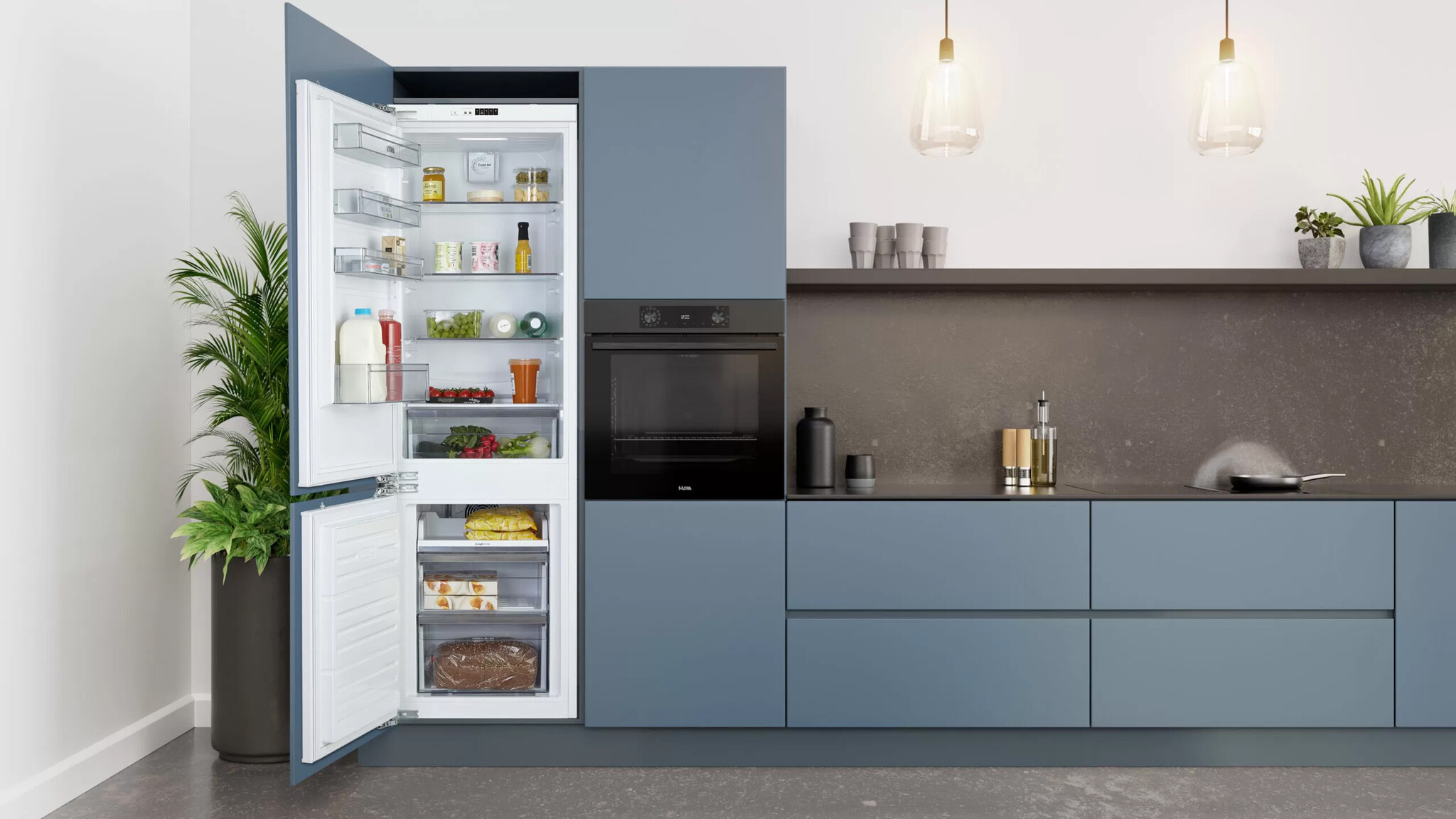 ETNA KCD6178NF - Inbouw koel-vriescombinatie 178 cm.