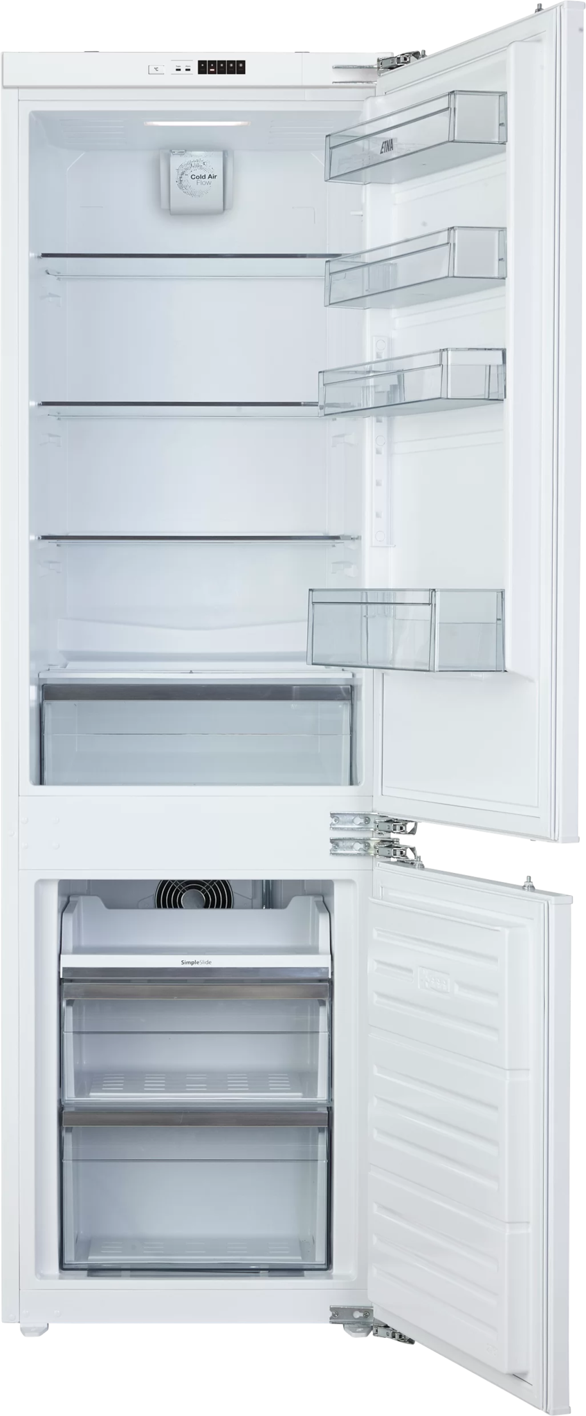 ETNA KCD6178NF - Inbouw koel-vriescombinatie 178 cm.
