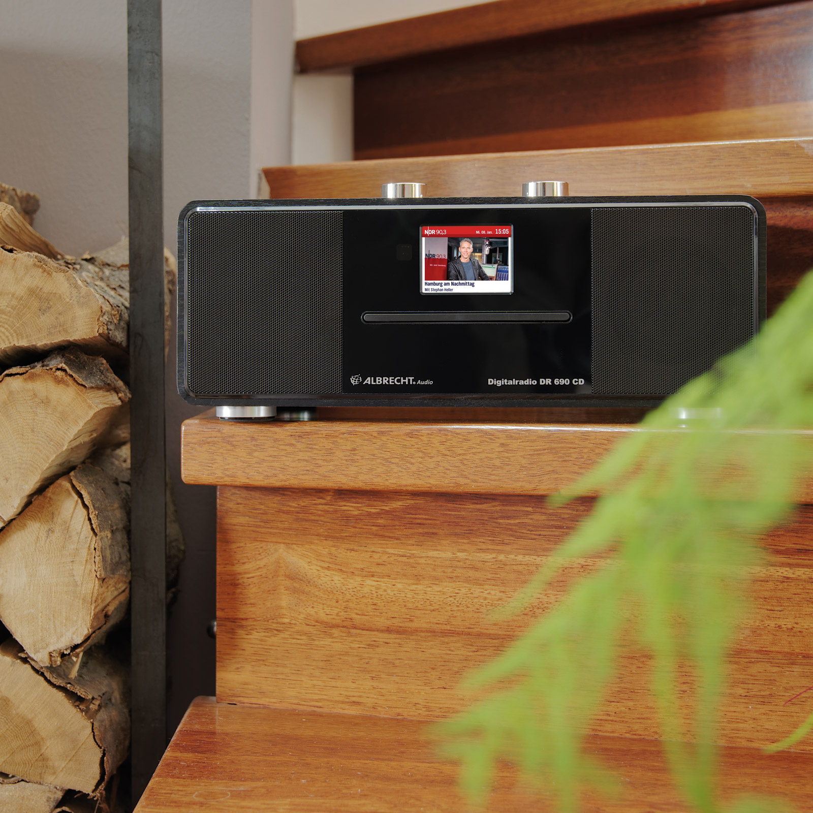 Albrecht DR 690 CD DAB+/FM internetradio/CD-speler zwart.