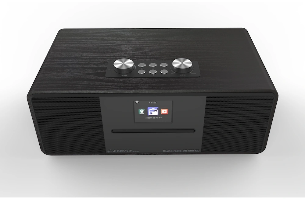 Albrecht DR 690 CD DAB+/FM internetradio/CD-speler zwart.