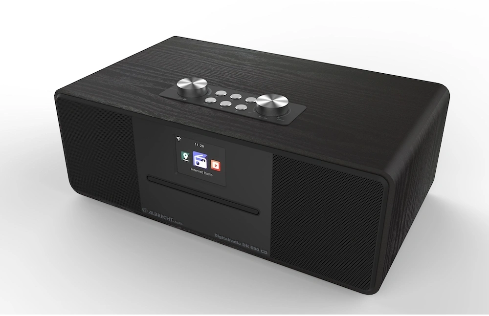 Albrecht DR 690 CD DAB+/FM internetradio/CD-speler zwart.