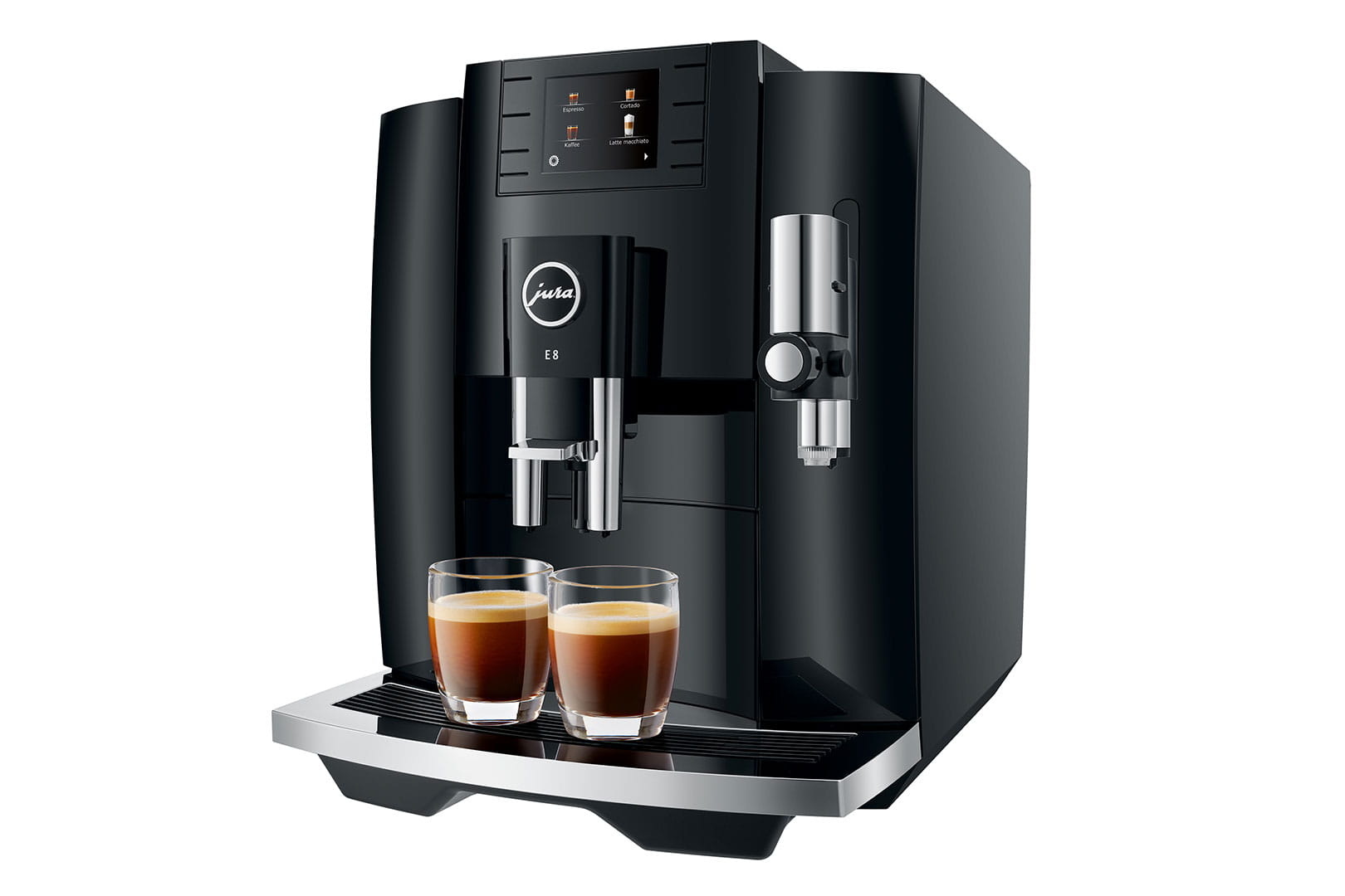 JURA E8 Piano Black (EC) - Koffiemachine.