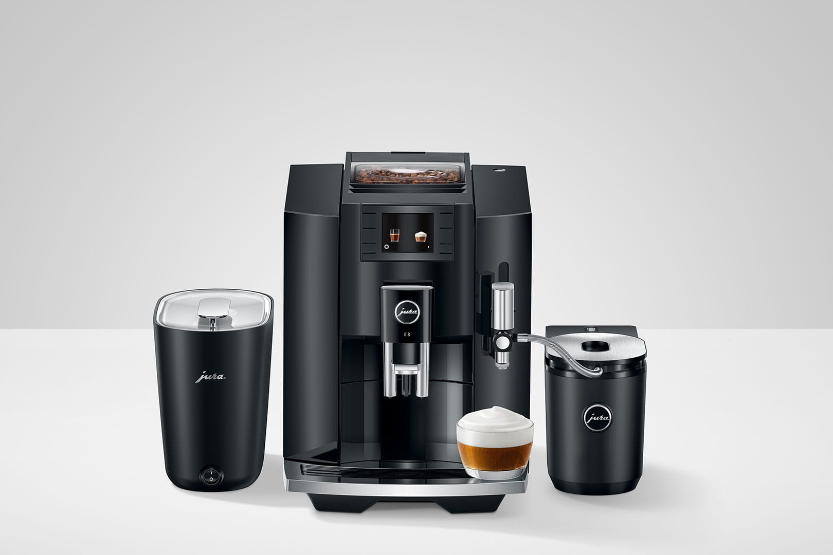 JURA E8 Piano Black (EC) - Koffiemachine.