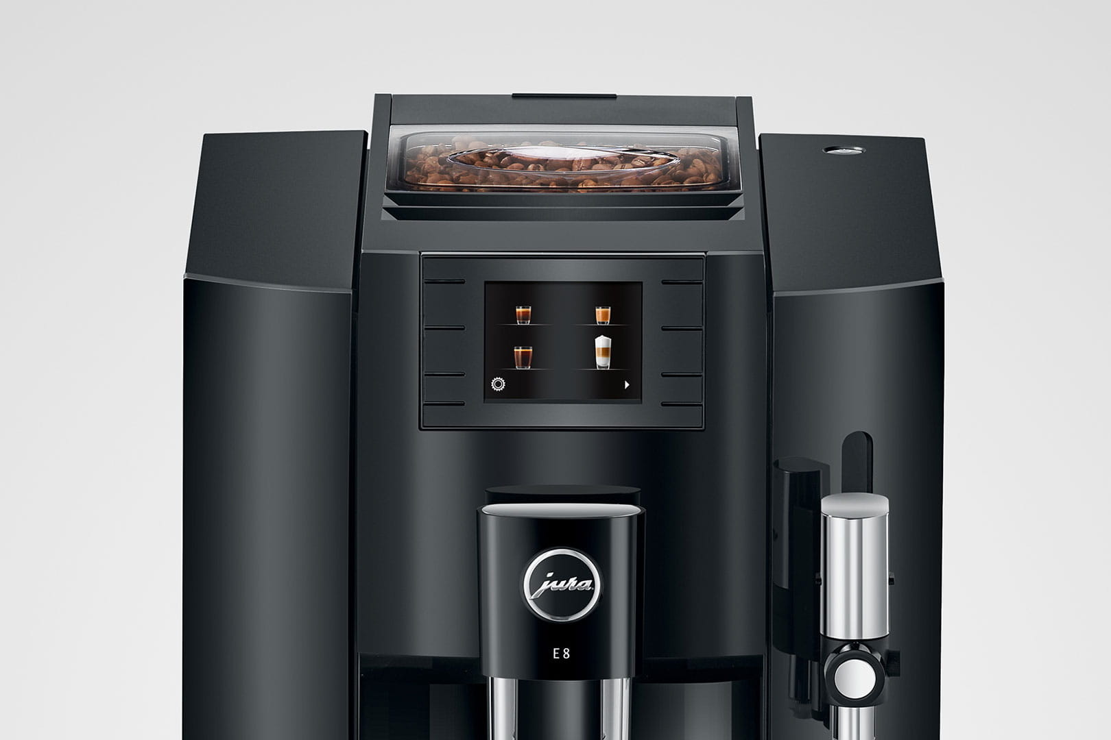 JURA E8 Piano Black (EC) - Koffiemachine.