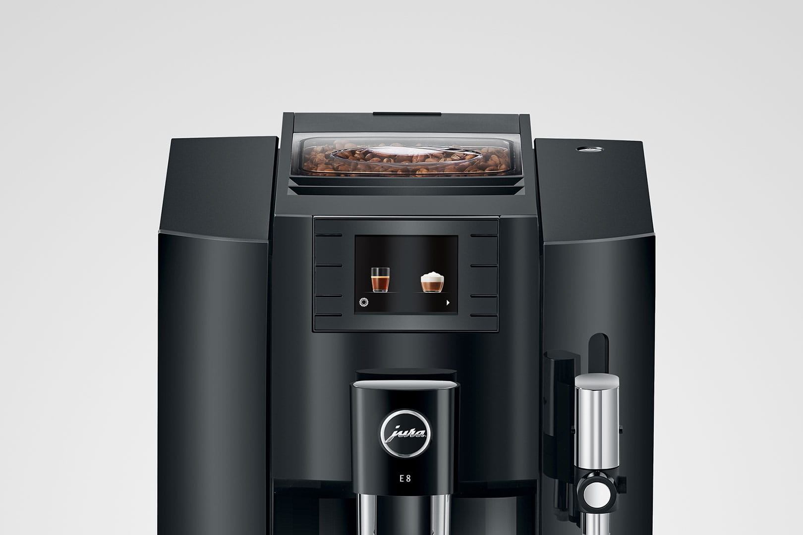 JURA E8 Piano Black (EC) - Koffiemachine.