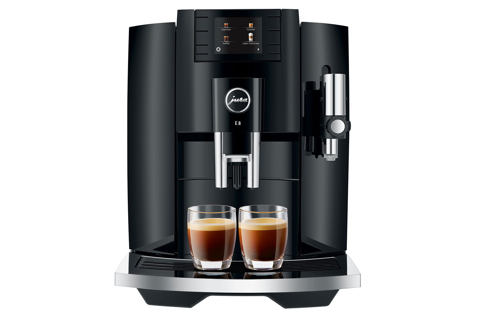 JURA E8 Piano Black (EC) - Koffiemachine.
