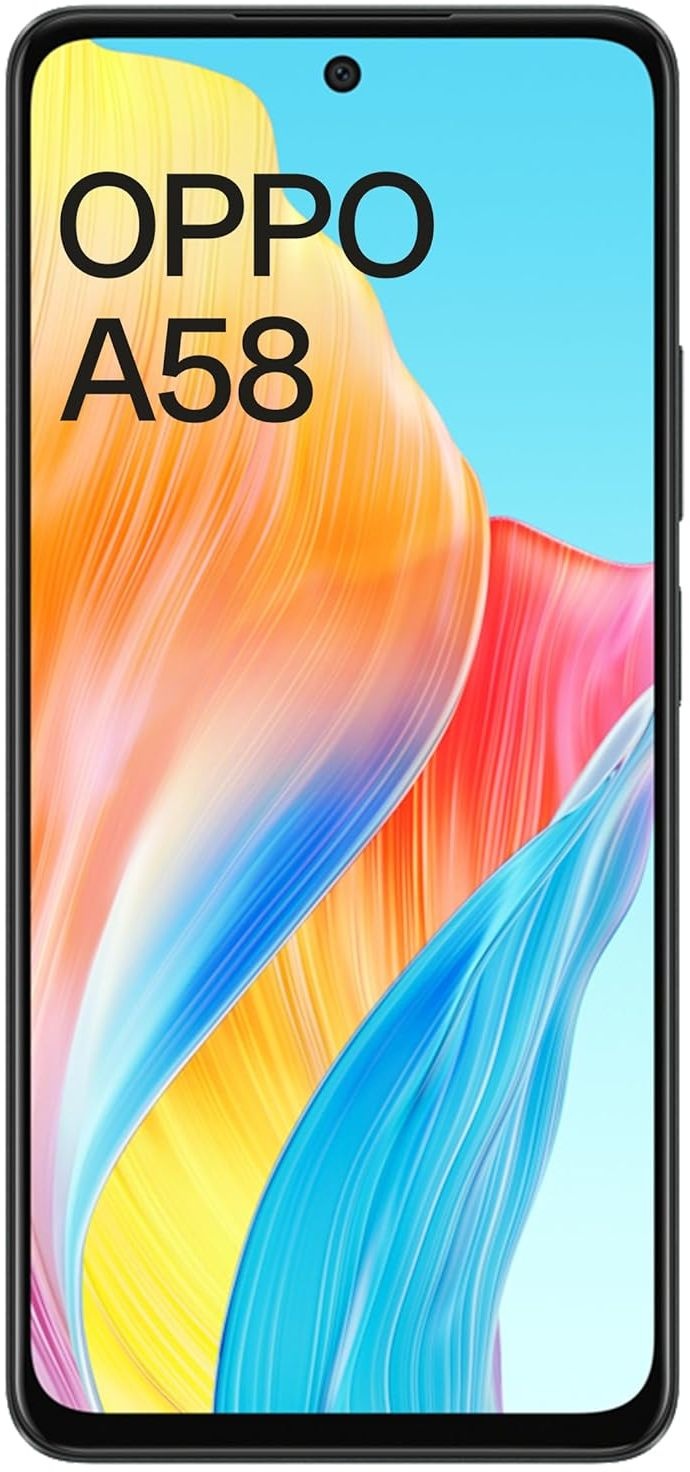 OPPO A58 128GB Glowing Black - Mobiele telefoon