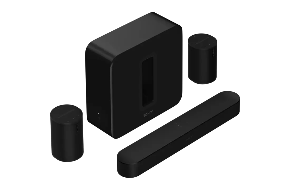 Sonos AKTIE SET BEAM Sub 2X ERA 100 -