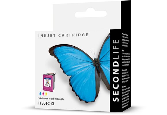 SecondLife HP 301 XL Color - Inktcartridge
