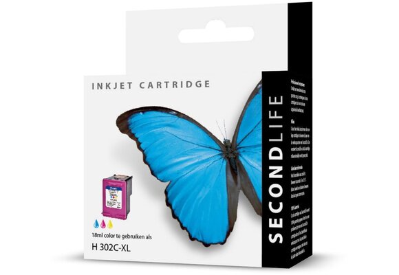SecondLife HP 302 XL Color - Inktcartridge