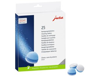 JURA 3-in-1 Reinigingstabletten 25 stuks