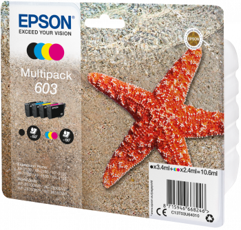 Epson 603 Multipack (zwart + 3 kleuren) - Inktcartridge