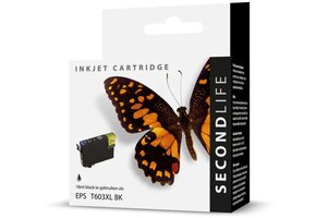 SecondLife Epson 603 XL Zwart  - Inktcartridge
