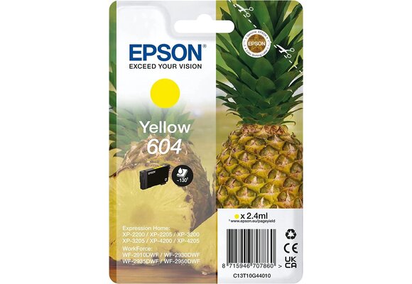 Epson 604 T10G44 Geel - Inktcartridge